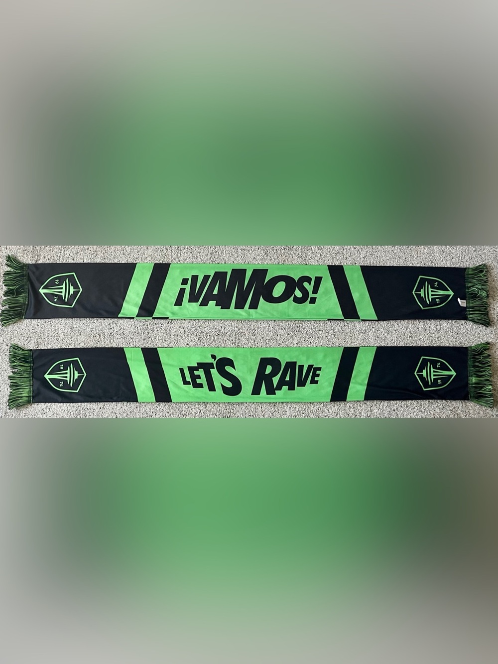 Seattle Sounders FC Let’s Rave Vamos Soccer Scarf
